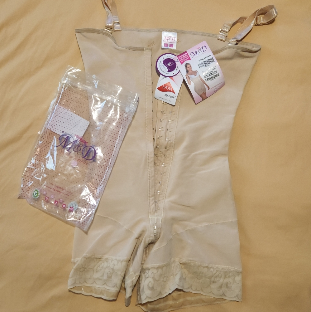 Mid-Thigh Faja Waist Trimmer Strapless Girdle